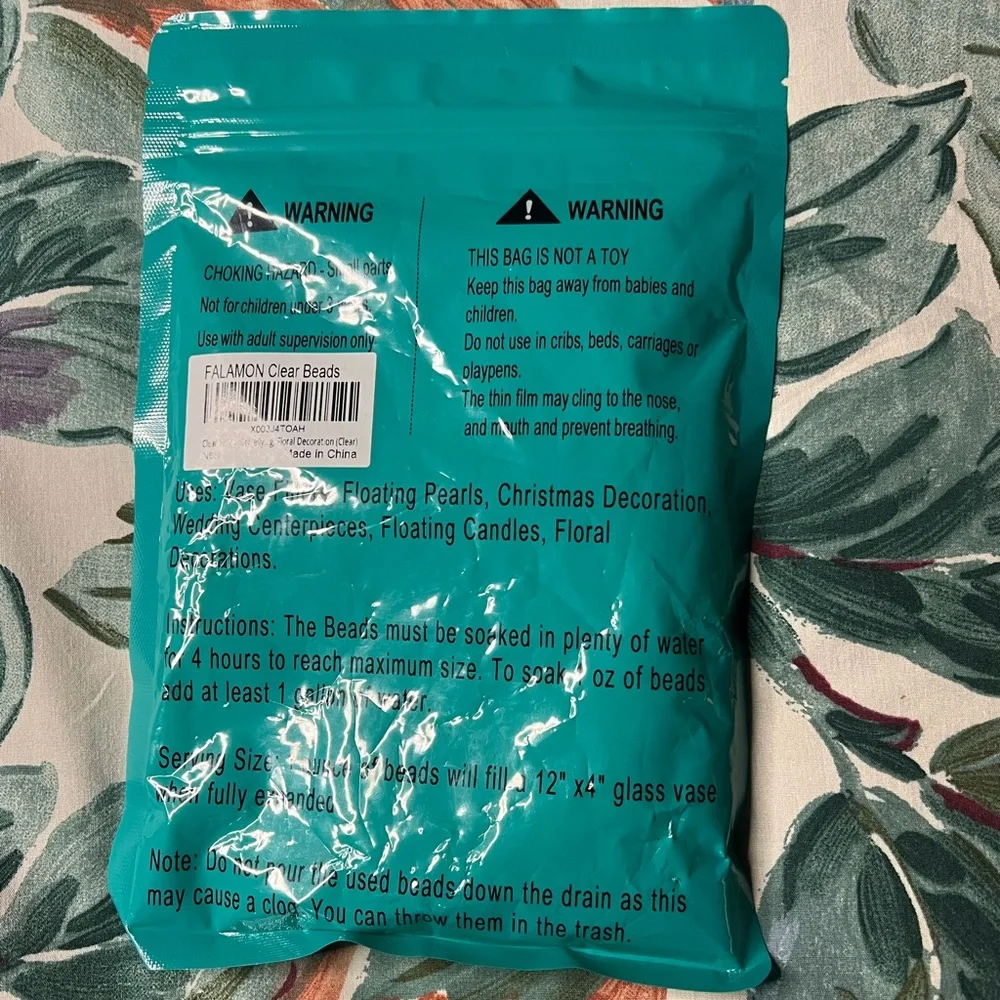 140,000 Clear Water Gel Beads, Water Gel Beads for Vase Filler